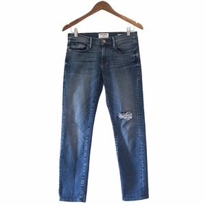 Frame Denim Le Garçon in Dunn Skinny Jeans Size 24